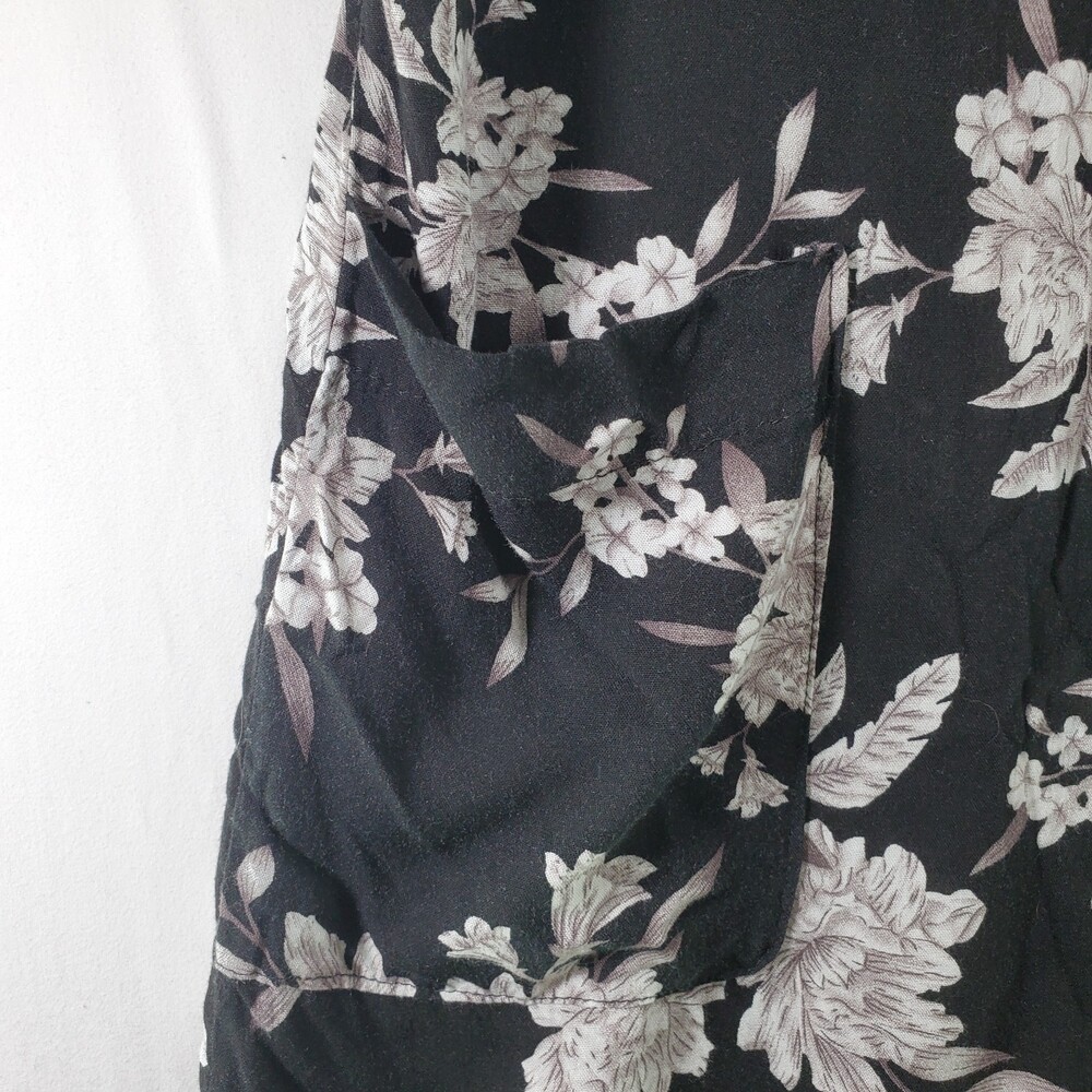 Spiritual Gangster Maya OS One Size Kimono Robe Floral Black - Picture 11 of 11